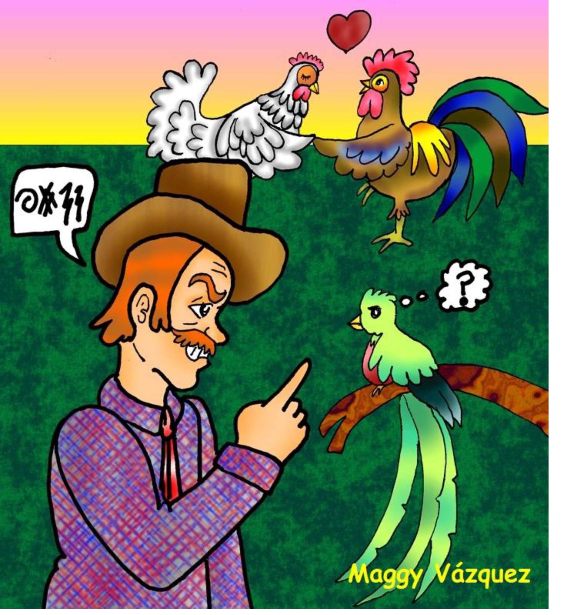 Deja que te cuente un cuento: El Quetzal y el Gallo – LA AGENCIA ...
